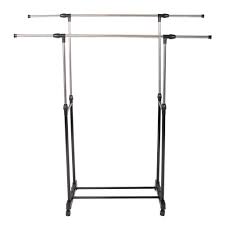 This one is 33 between each bar and 44 wide. Adjustable Rolling Clothes Rack Double Bar Hanging Garment Heavy Duty Hanger Us Warehouse Drop Shipping Available Drying Racks Aliexpress