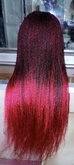 Hannah deep weave bulk braiding hair, 100% human hair,micro braids,hot selling,mixing length 50g each bundle (161820) natural color 1b#. Buy Braided Wig 16 18 20 Inches Red Senegalese Twist Wigs With Closu Online At Afrizar