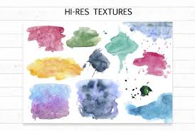 Download Watercolor Textures Splashes Graphic By Switzershop Creative Fabrica Watercolor Texture Watercolor Splash Simple Logo Design SVG Cut Files