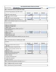 This type of planning focuses specifically on your insurance needs with the end. Life Insurance Needs Analysis Form Life Insurance Needs Analysis Method Insured U2019s Name Esther Schmidt Date 11 Mar Step 1 Financial Resources Course Hero