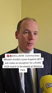 EURO 2028 Match Hope at Windsor Park: Gordon Lyons Speaks