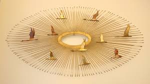 Vtg 50s 60s danish art. Mid Century Modern Brutalist Sunburst Sculpture Picked Vintage