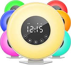 With a large and clear digital face, there's going to be no mistaking what the time says. Amazon Com Homelabs Sunrise Alarm Clock Digital Led Clock With 6 Color Switch And Fm Radio For Bedrooms Multiple Nature Sounds Sunset Simulation Touch Control With Snooze Function For