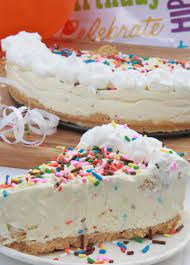 No Bake Cake Batter Cheesecake Recipe Recipe No Bake Cake Cake Batter Recipes Cake Batter Cheesecake