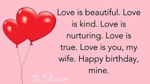 Happy birthday, my lovely wife! Romantic Birthday Wishes For Wife Thetalka