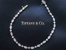 Tiffany & co diamond & morganite halo ring 18k rose gold size l 1/4 4g fj87. Tiffany Co Platinum Swing Diamond Tennis Bracelet 7 1 60ct Ebay With Images Tennis Bracelet Diamond Tennis Bracelet Jewelry