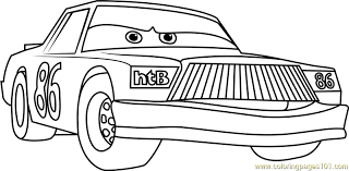 Or, simply acquiring some flashy printable car pictures can be a great way to fill your child's afternoon healthily. Chick Hicks From Cars 3 Coloring Page For Kids Free Cars 3 Printable Coloring Pages Online For Kids Coloringpages101 Com Coloring Pages For Kids