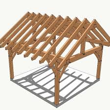 16x16 Timber Frame Plan Timber Frame Hq In 2020 Timber Frame Plans Timber Frame Timber Frame Construction