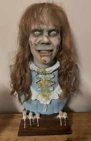 1:1 Scale Regan McNeil Linda Blair Exorcist Bust. Hand Painted with a  #timbertech Airbrush and Compressor and Printed
