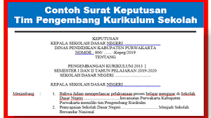 421.5/122/2017 tentang penetapan tim pengembang kurikulum tahun pelajaran 2017/2018 kepala smk negeri 1 samatiga: Contoh Sk Tim Pengembang Kurikulum Sk Tpk