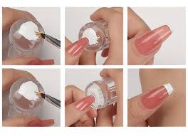 Amazon.Com: 2.8Cm Head Clear Jelly Silicone Nail Art Stamper Scraper With  Cap Transparent Stamping Polish Transfer Templates Tools Manicure,Clear  Silicone French Tip Nail Stamp : Beauty & Personal Care