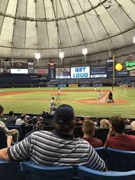 tropicana field section 107 home of tampa bay rays