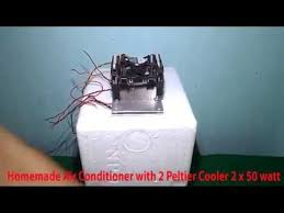 Mini peltier air conditioner (plans): Homemade Air Conditioner With Peltier Cooler Free Energy Thermoelectric Diy Chiller Fridge Youtube Homemade Air Conditioner Diy Air Conditioner Free Energy