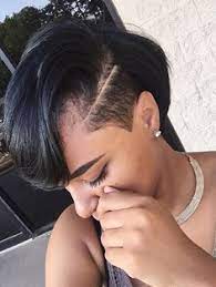 Think a tapered afro, especially if you are after an edgy look like those badass cuts with fades and designs. 2017 Edgy Haircut Ideas For Black Women 2 Edgy Haircuts Short Natural Hair Styles Pretty Short Hair