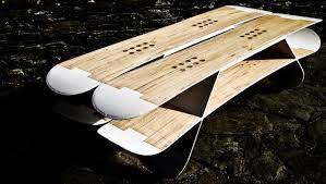 If you want to round out your knowledge of the sports or simply find gifts for the skiers or snowboarders in your life, you'll want the best skiing books available. Nathan Seccombe Design Snowboard Coffee Table Handmade From 6 Rossignol Snowboards Painted And Varnished Photo Paul Clark Facebook