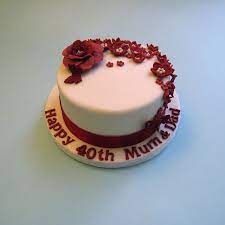 See more ideas about wedding anniversary cakes, ruby wedding anniversary, ruby wedding. Decorations Ruby Wedding Anniversary Cake Gifts 40th Wedding Anniversary Cake Wedding Anniversary Cakes Anniversary Cake