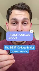 This is the best college major in the AI revolution… #collegemajor  #collegetips #technology