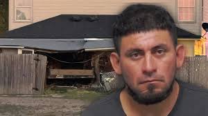 DROVE INTO HER HOME |...