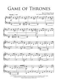 Light of the seven sheet music game of thrones. Download Game Of Thrones Theme Song Download Free Peatix