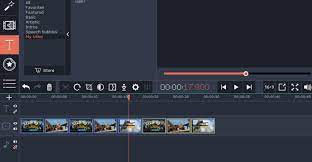 برنامج عمل فيديو من الصور مع اغنيه للكمبيوتر مجانا movavi video editor desktop screenshot