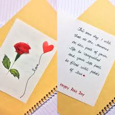 While this isn't as easy as other gifts, it's cheap to make. Rose Day Card Valentine Day Weekly Cards Making Diy Crafts For Husband Wife Boyfriend Girlfriend Handmade Handmade Birthday Cards Cards Handmade Birthday Cards