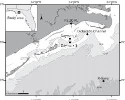A Chart Of The Northern Gulf Of Mexico Off The Panhandle