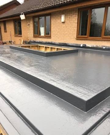Fibreglass (GRP) Flat Roofing - Strandek Bristol