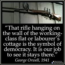 Anyone convicted of a crime who had a gun in his or her possession at the time of the crime— regardless of whether the weapon was. George Orwell George Orwell Outdoor Quotes Orwell
