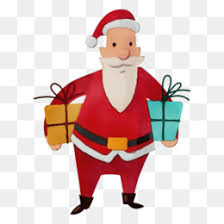 Carregando um presente de papai noel. Le Pere Noel Noel Dessin Anime Png Le Pere Noel Noel Dessin Anime Transparentes Png Gratuit