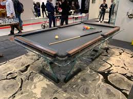 Usually, professional movers do this. Wood And Crystal Pool Table L Atelier 55