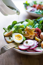 Nordic Nicoise Salad W Watercress Smoked Salmon Dill Recipe Healthy Dinner Salads Nicoise Salad Recipes