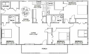 60x30 House 4 Bedroom 3 Bath 1 800 Sqft Pdf Floor Plan Model 2 29 99 Picclick Metal House Plans Pole Barn House Plans Barndominium Floor Plans