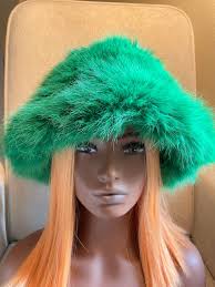 Incredibly Soft Fur Fluffy Fuzzy Bucket Hat -vegan Fur Hat -festival  Hat-floppy Hat-fur Hat-fake Fur Hat-rave Hat-vegan Hat-shearling Hat
