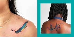 Traditionally, an outline is drawn first around the edges of the design, and then color is filled in, oftentimes in high opacity, lacsamana explains, adding that this method usually starts with darker colors and transitions to lighter ones. These Tattoos Look Like Actual Watercolor Paintings And I M Obsessed