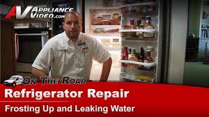 refrigerator repair frosting & leaking