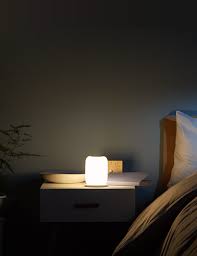 Illuminated Casper Glow Device In A Cozy Bedroom At Night Cozy Bedroom Bedroom Decor Cozy Colorful Bedroom Decor