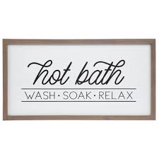 Great designs on professionally printed shower curtains. Hot Bath Wood Wall Decor Hobby Lobby 1793736