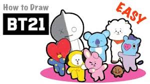Even if you don't have a talent for drawing, you can create very good artwork with this app. How To Draw Bt21 Bts Van Tata Rj Chimmy Cooky Shooky Mang Koya Bts Arab000 Com