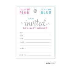 Shared a post on instagram: Invitations Team Pink Blue Gender Reveal Baby Shower Party Blank Invitations 20 Pack Walmart Com Walmart Com