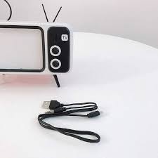 Retro Tv Bluetooth Speaker Mobile Phone Holder In 2020 Mobile Phone Holder Phone Holder Retro Tv