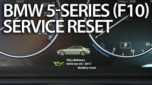 How To Reset Service Reminder In Bmw 5 Series F10 F11 Inspection Maintenance Bmw Car Maintenance Bmw 5 Series