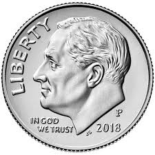 On a dime at a precise point; 2018 P Bu Roosevelt Dime Choice Uncirculated Us Mint At Amazon S Collectible Coins Store