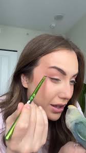 Was trying to film an eyeliner tutorial 😂, Using a @toofaced dark brown  eyeshadow and their better than sex black liquid liner , #princethebird  #birdsofinstagram #funnyanimals #grwmmakeup #birdstagram ...