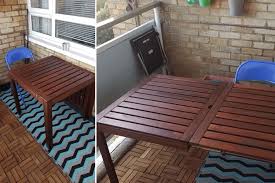 Applaro Balcony Table Extends From 2 To 6 Seater Ikea Hackers Ikea Applaro Ikea Ikea Table