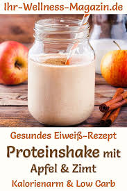 Proteinshake Mit Apfel Und Zimt Eiweissshake Rezept Zum Abnehmen Eiweissshake Rezept Eiweissshake Rezepte