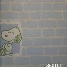 Whether you cover an entire room or a single wall, wallpaper will update your space and tie your home's look. Jual Wallpaper Lucu Anak Anak Motif Snoopy Biru Jakarta Pusat Suprereme Tokopedia