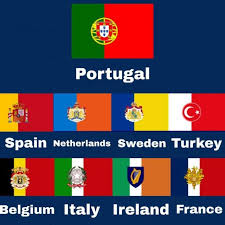 Bandeira de portugal) is a rectangular bicolour with a field divided into green on the hoist, and red on the fly. Some European Countries In Style Of Portugal Vexillology Historical Flags Earth Flag Flag Art