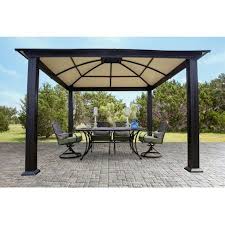 Siena 12x12 Hard Top Gazebo Walmart Com Patio Gazebo Patio Aluminum Gazebo