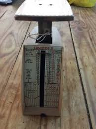 Details About Vintage Postal Scale Metal 2 Lb Pounds 1968 Mail Rates Chart Postage