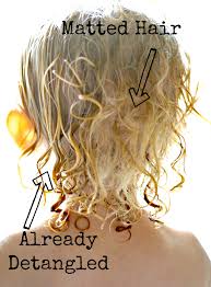 How To Detangle Matted Hair Curly Hair Styles Diy Hair Detangler Toddler Curly Hair